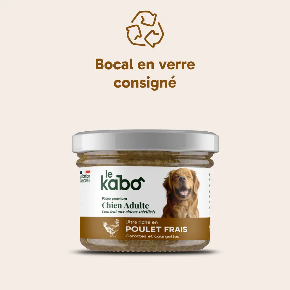 Pâtée pour chien - poulet frais